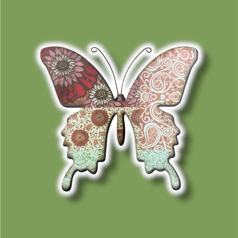 Decorative Butterfly Wall Art in Multicolor